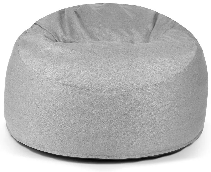 Világosszürke babzsákfotel Om 110 – SLOWDOWN