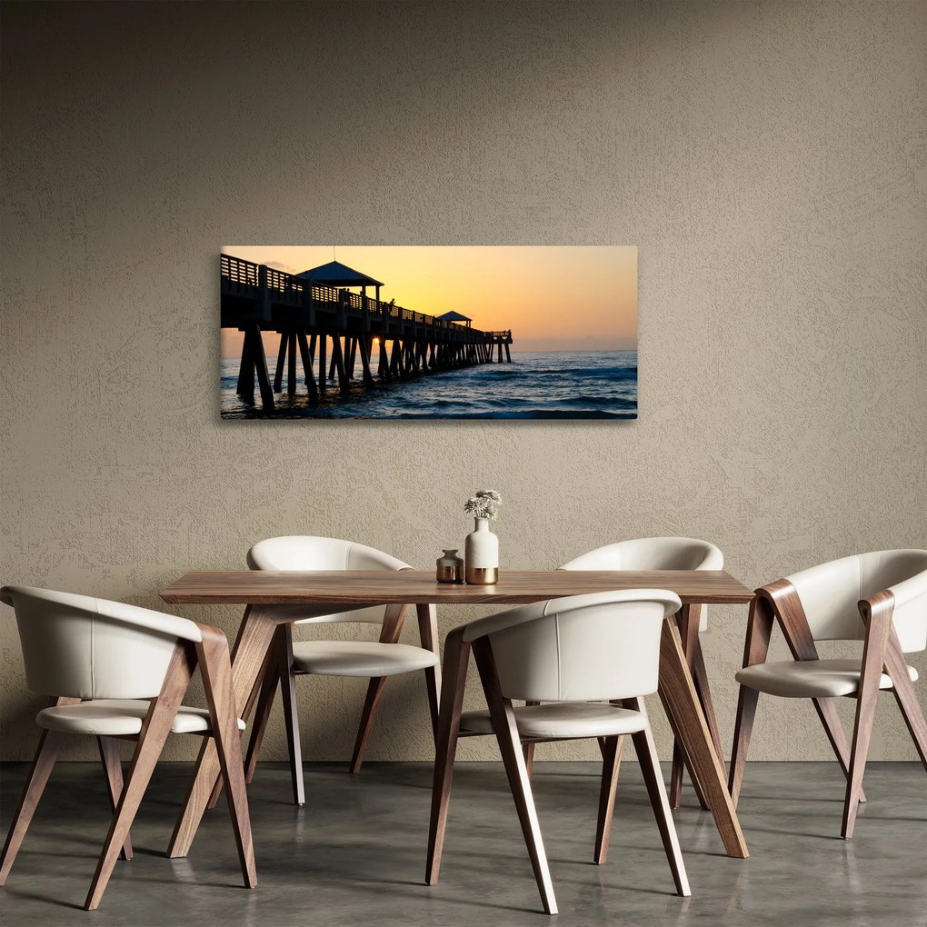 Tengerpart képe (120x50 cm)