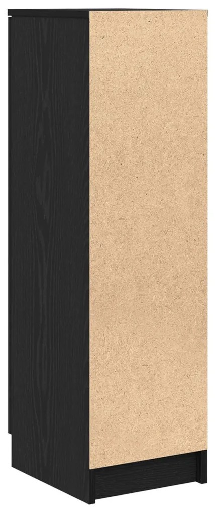 Cipőszekrény Fekete Tölgy 29,5x35x100,5 cm Műanyag