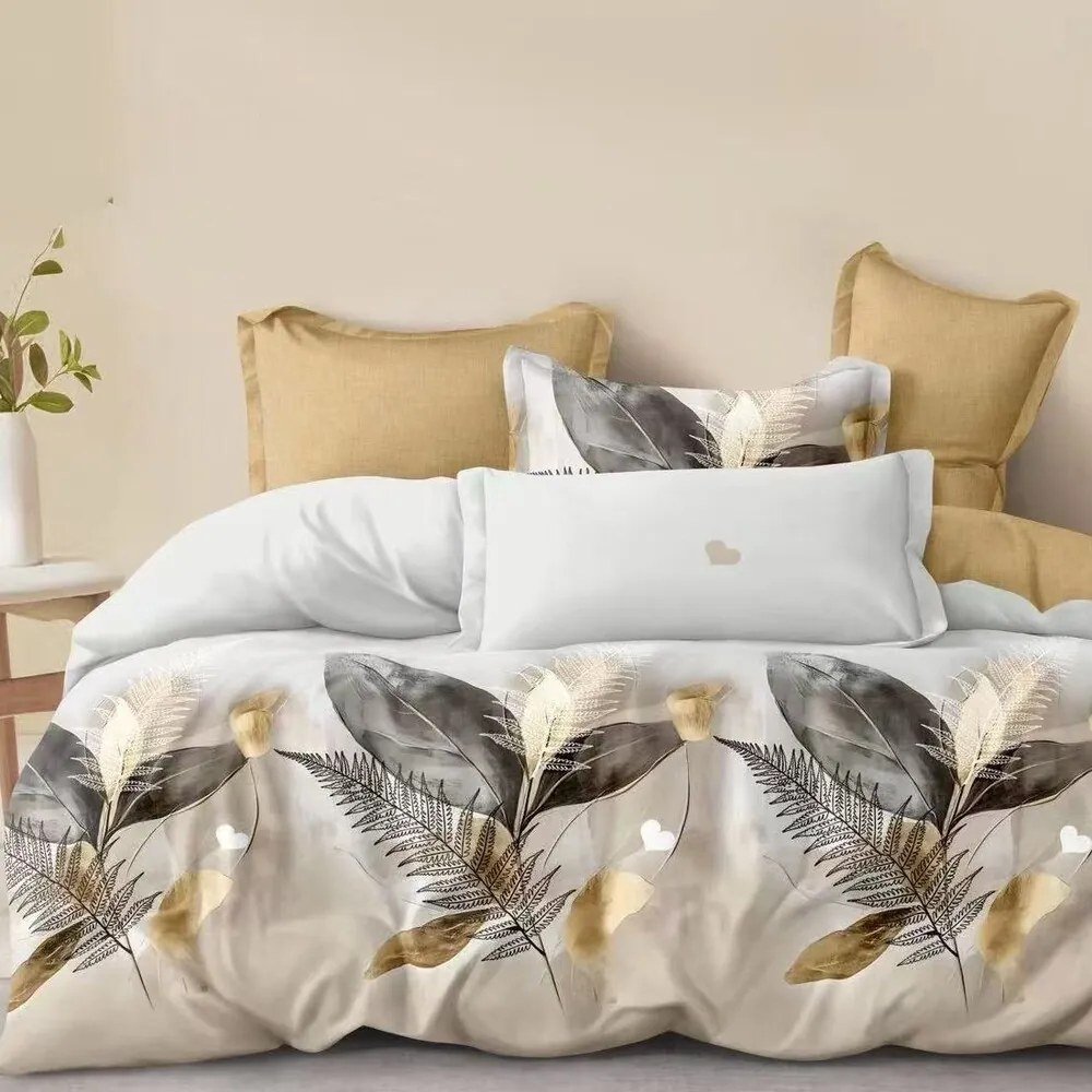 Krepp ágynemű Homa CEREA MARGIN 3 részes 140x200 cm