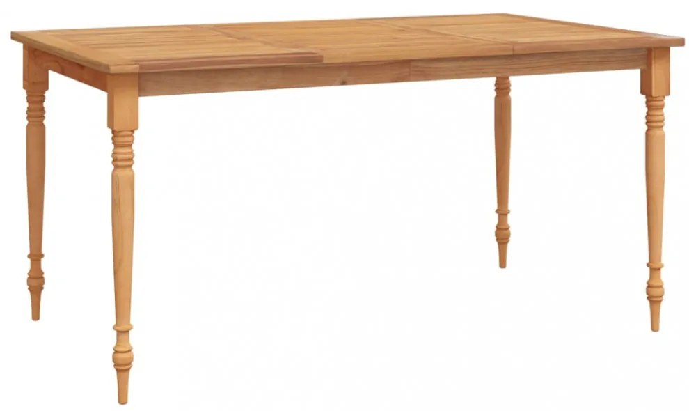 tömör tíkfa Batavia asztal 150 x 90 x 75 cm