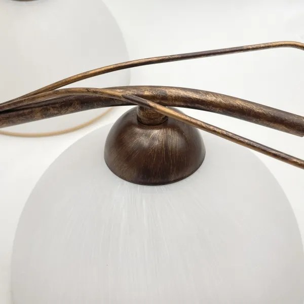 Láncos csillár COBRA 5xE27/60W/230V bronz/patina