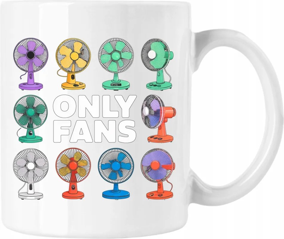 Onlyfans bögre mém ventilátor 3 Fehér 330ml