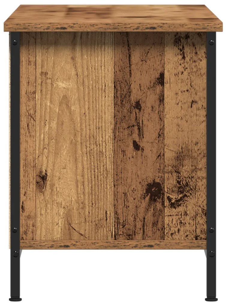 Szórakoztató Központ Régi fa Forgácslap, fém 102 x 35 x 45 cm