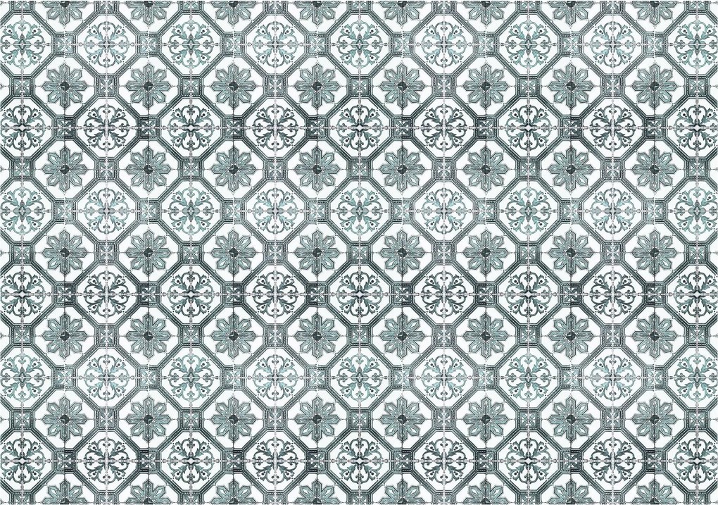 Vinyl fotótapéta Virágok Vintage Retro Minta Elegáns 208x146 +ragasztó