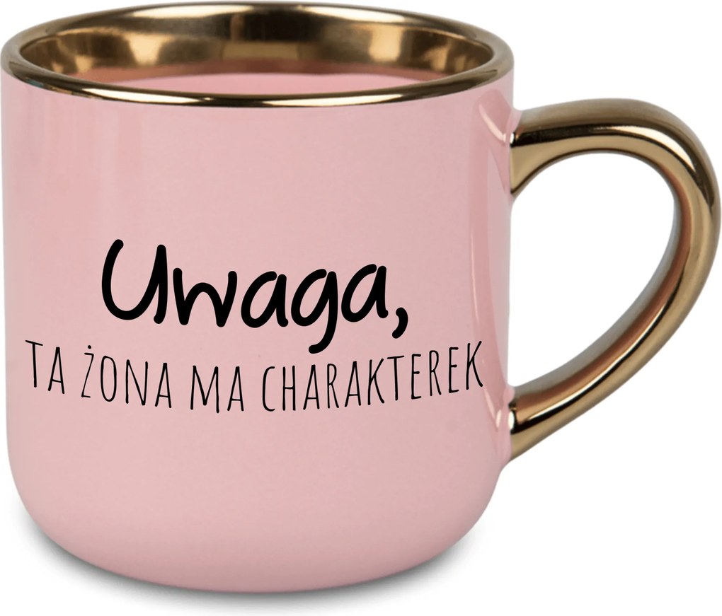 Bögre Nagy Rózsaszín Feleség Karakter Ajándék Feleség Férj Házasság