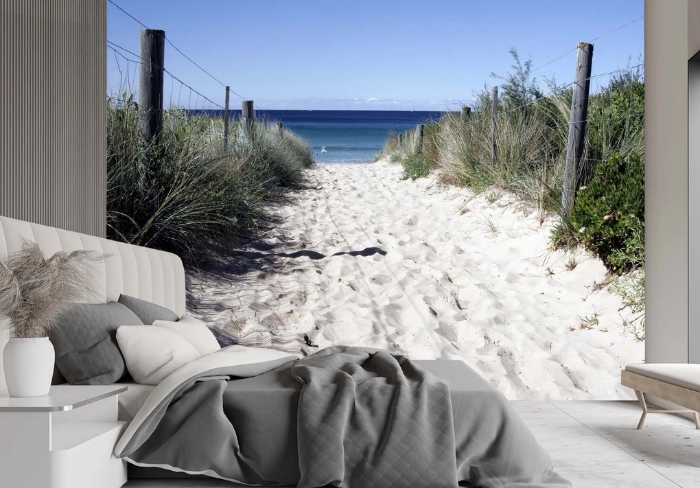 Gario Fotótapéta Út a tengerpartra Anyag: Vlies, Méret: 250 x 175 cm