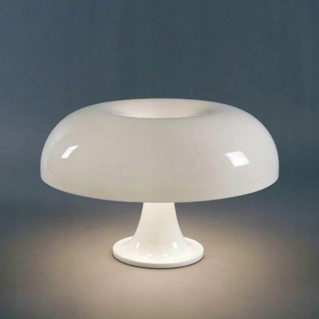 Artemide Nesso fehér 0056010A design asztali lámpa, Abs, E14, 34x54 cm