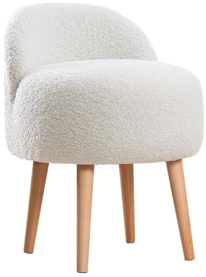 MIKI puff, átmérő 46 cm, fehér