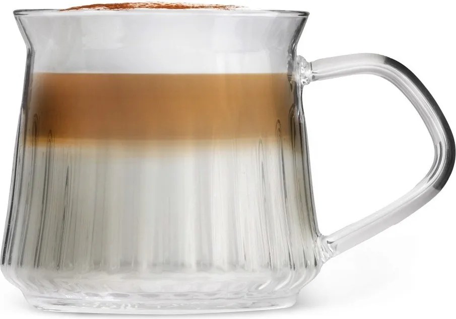 Duplafalú bögre szett cappucinóhoz, 2 db-os 320 ml Mia – Vialli Design