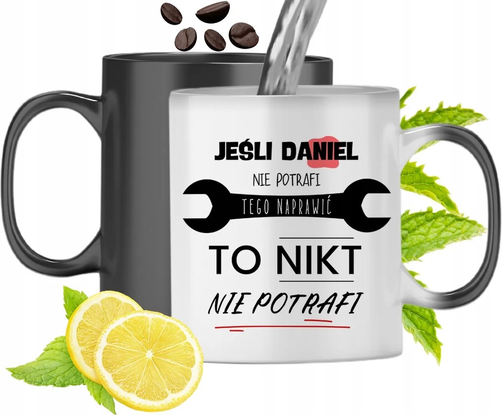 Mágikus Bögre Dánielnek Színváltós Nyomtatott Fényképpel