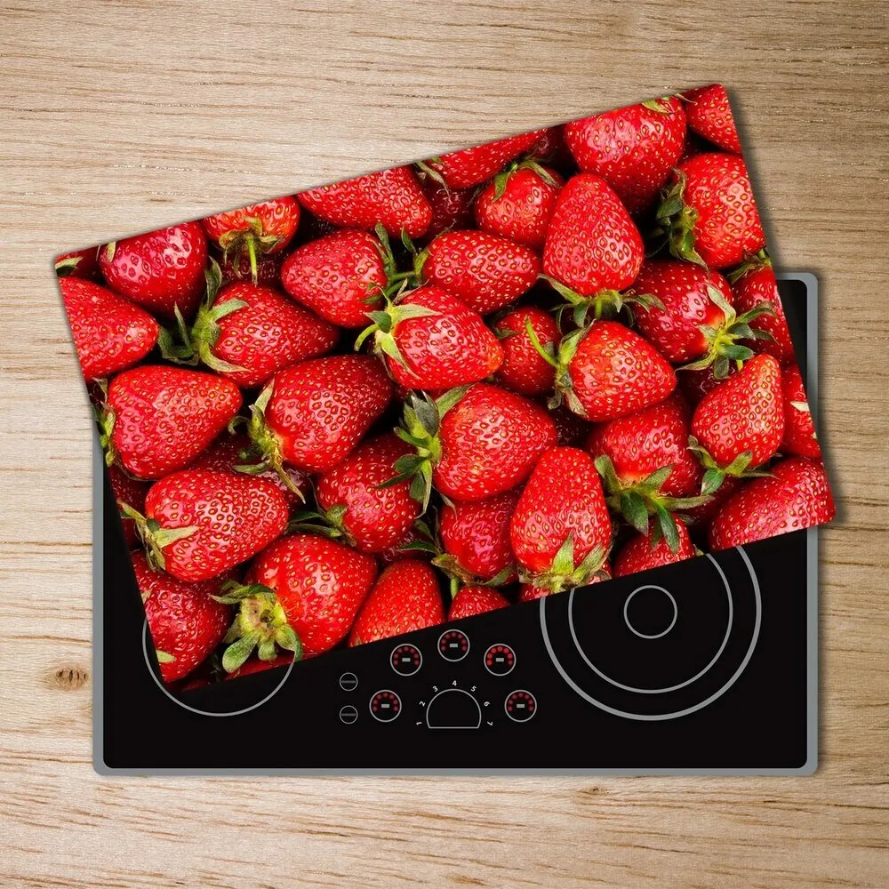 Edzett üveg vágódeszka Eper pl-ko-80x52-f-84529711