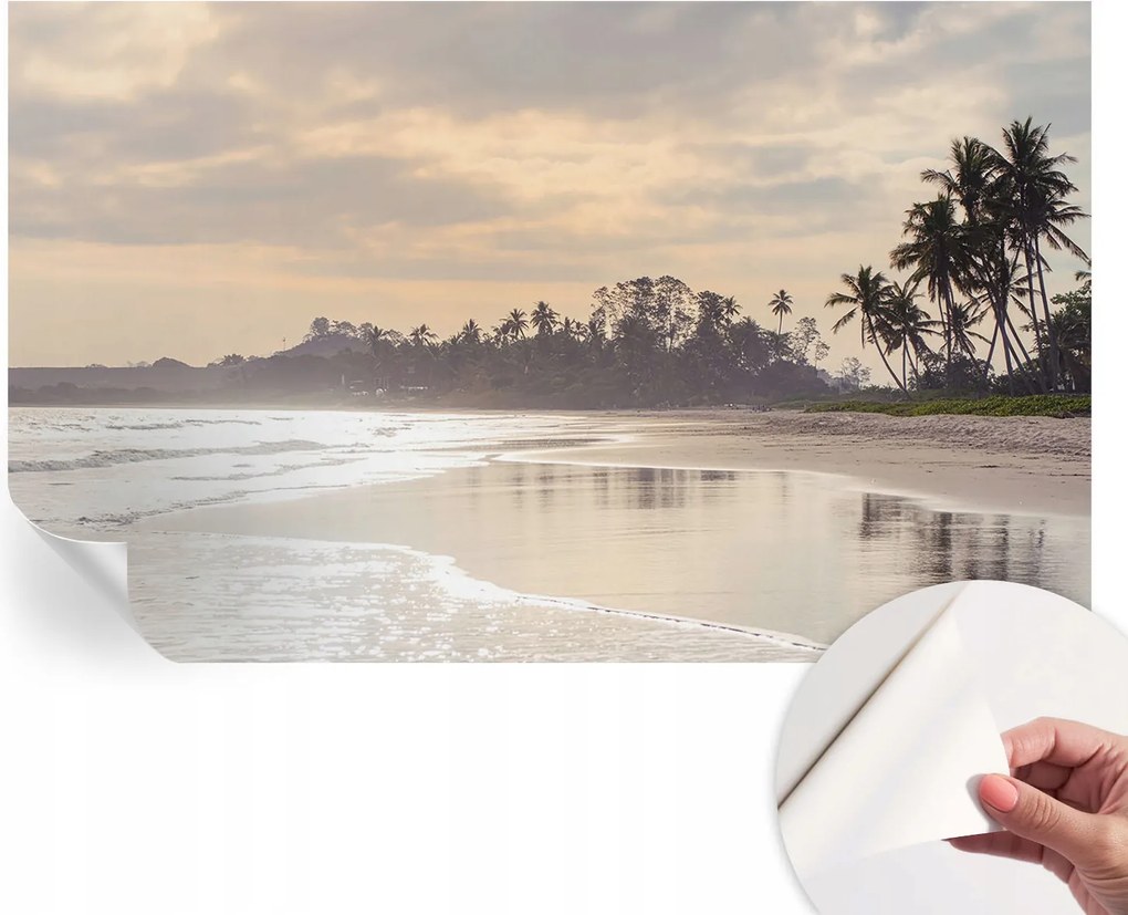 Dekoratív Öntapadós Tapéta Divatos Minták Tengerparti Reggel 416x254 cm