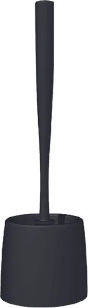 BISK Erga Ida, álló WC műanyag WC kefe, fekete matt, ERG-07607