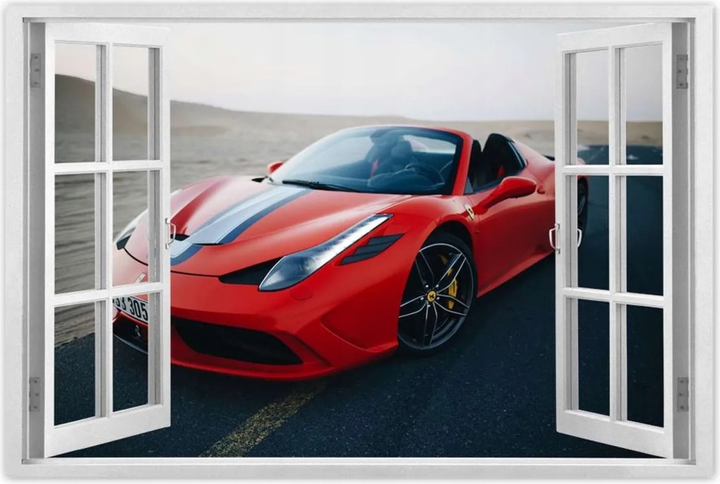 Poszterek 120x80 Sportautó Tájkép