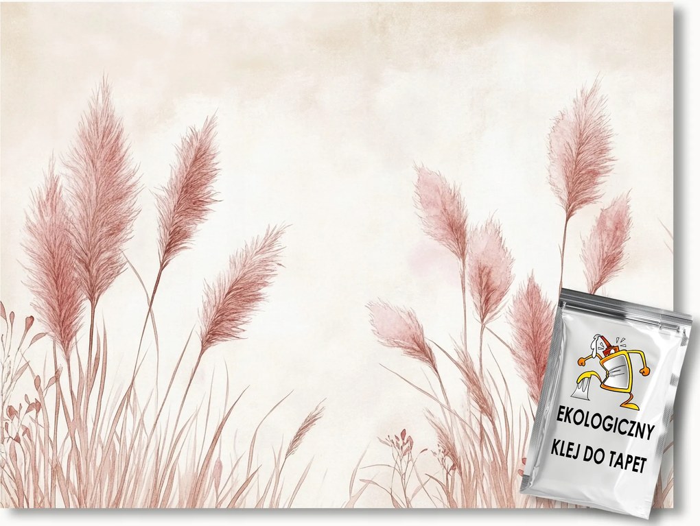 Fotótapéta Flizelina Természet Dekoráció Pampas Fű Pehely 250x175 ragasztó