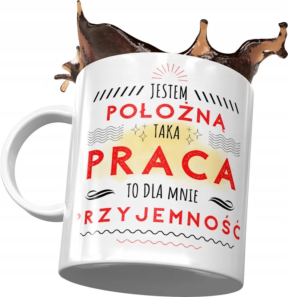 Bögre Szülésznőnek Az ilyen munka öröm a fényképes nyomtatással