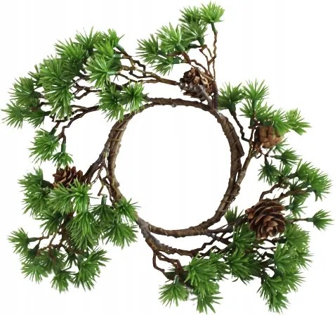 Karácsonyi koszorú tobozokkal Ø23 DEcodomi