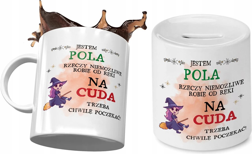 Poli Bögre Ajándék persely szett fényképes nyomtatással