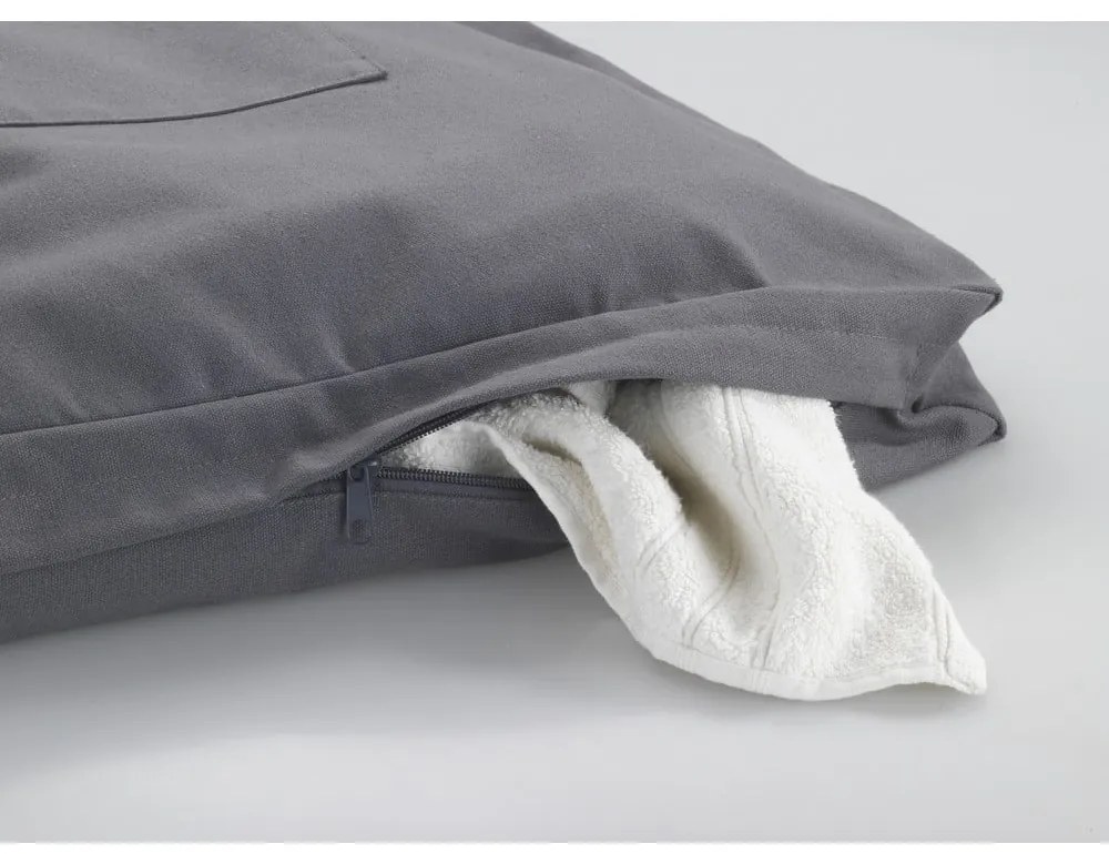 Laundry szürke felakasztható szennyestartó kosár, 65 l - Wenko