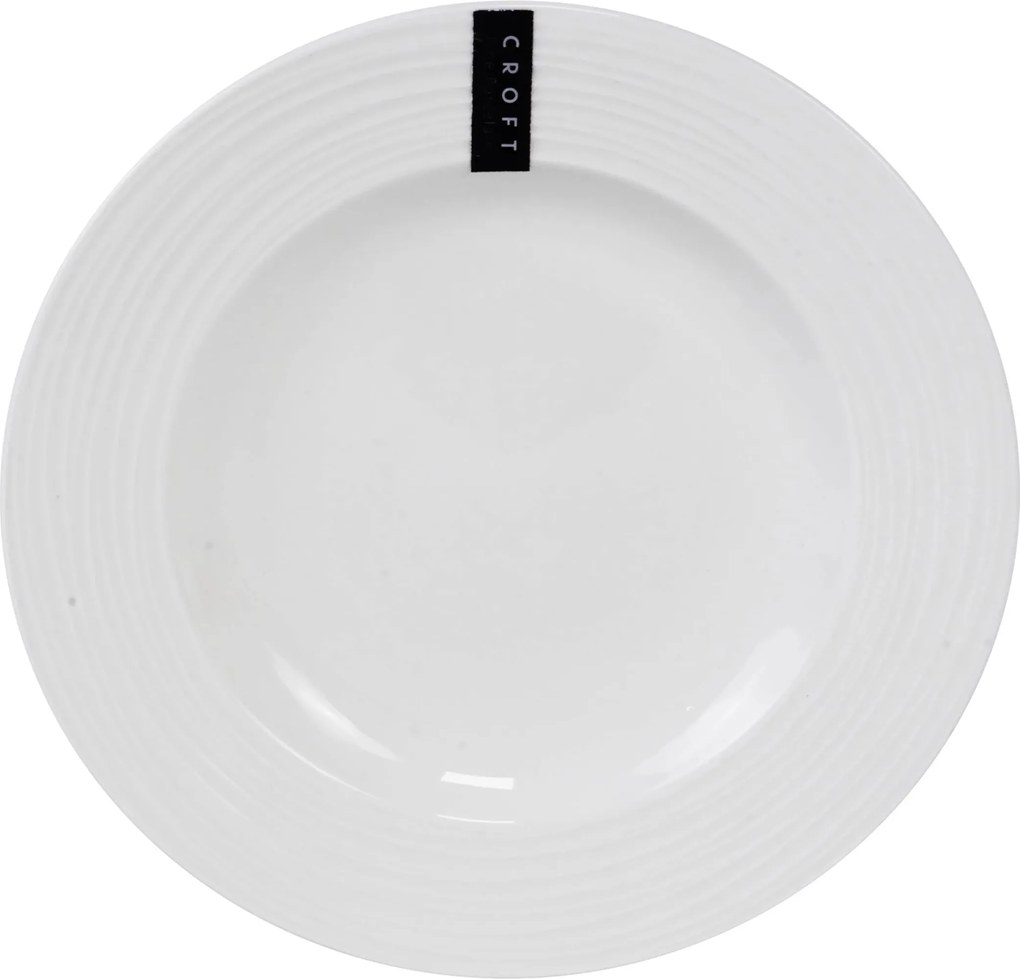 Croft desszerttál 20,5 cm, fehér