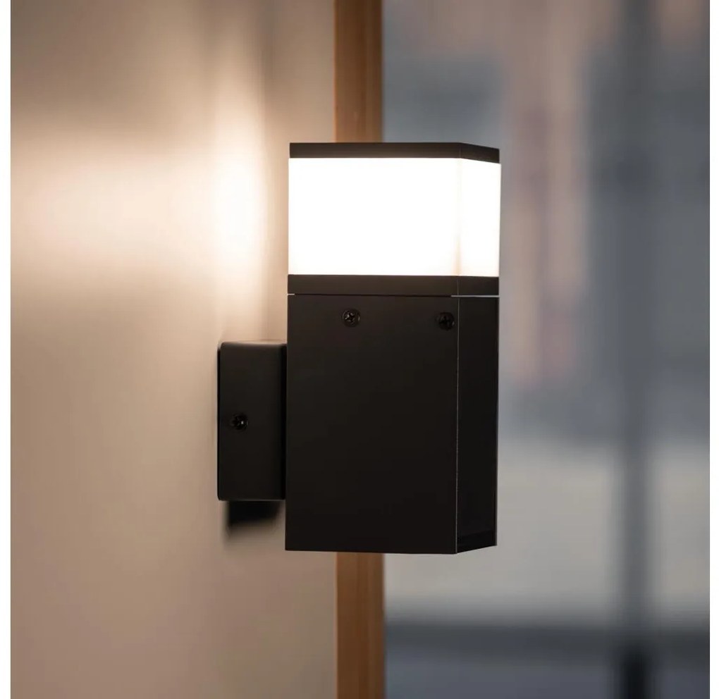 Kanlux Kanlux 38761-Kültéri fali lámpa aljzattal DASTEN 1xG9/11W/230V IP44 fekete KX2586