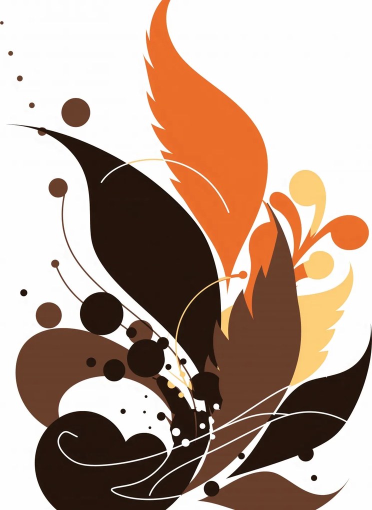 Poszter 30x40cm Őszi tűz