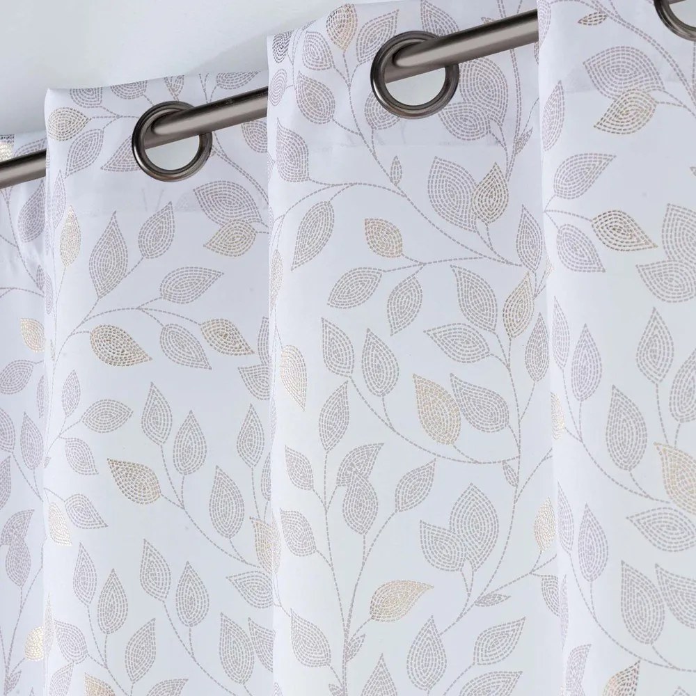 Fehér függöny 140x260 cm Duchesse – douceur d'intérieur