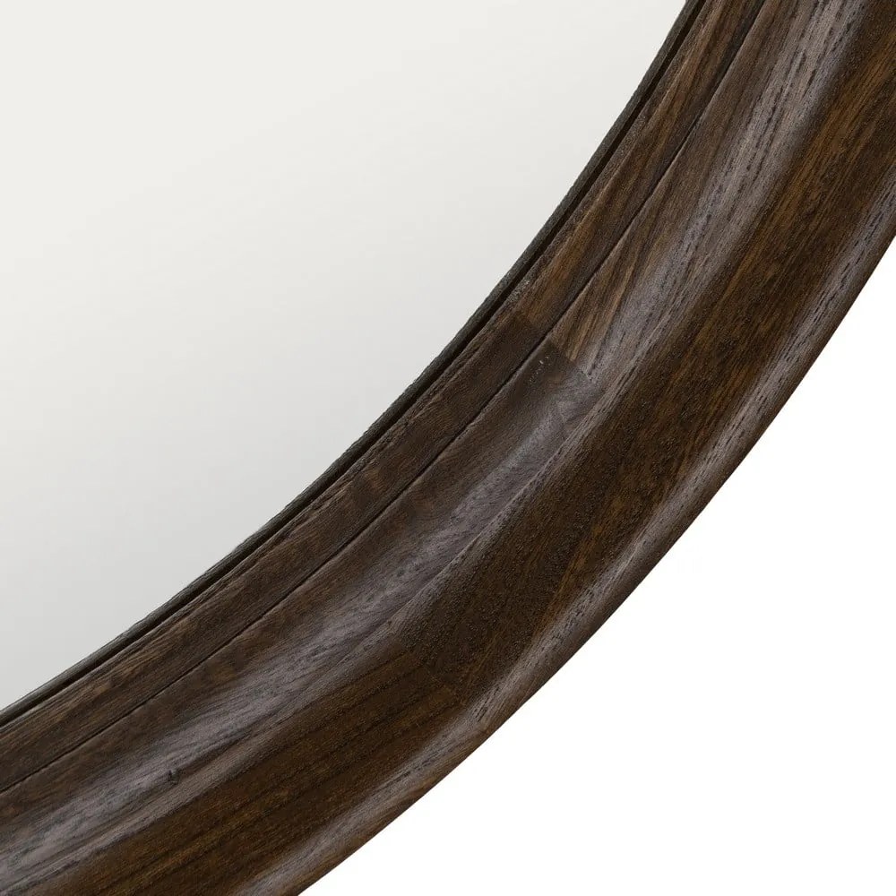 Fali tükör tömörfa kerettel ø 110,5 cm Paula – Ixia