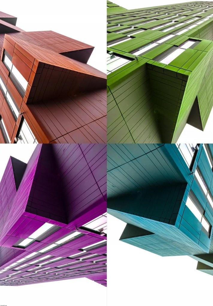 Poszter 56,6x86,4cm Régi adótorony, színes, Assaf Frank