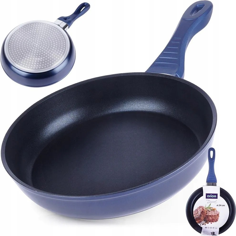 Gyémánt serpenyő pároláshoz tapadásmentes Orion 24 cm