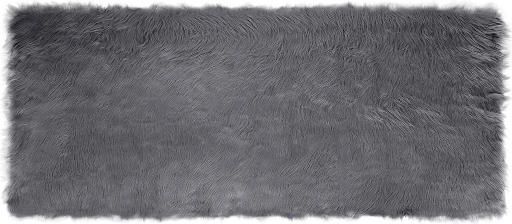 vidaXL Műgyapjú Szőnyeg Tafalla Antracit 100 x 200 cm Poliészter