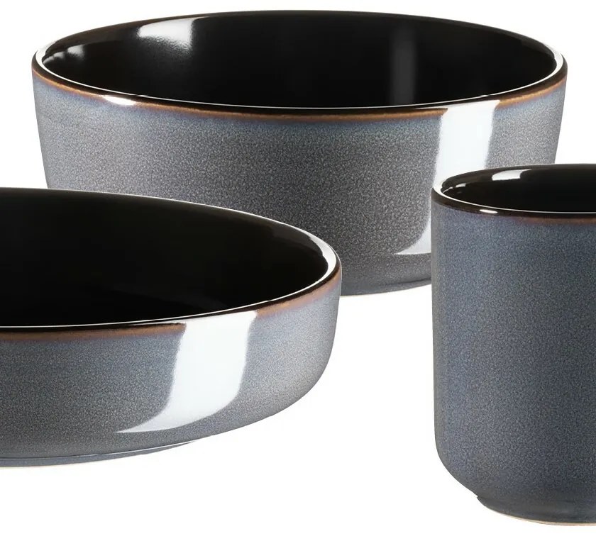 Mäser ALENIA 10 db-os étkészlet , kék