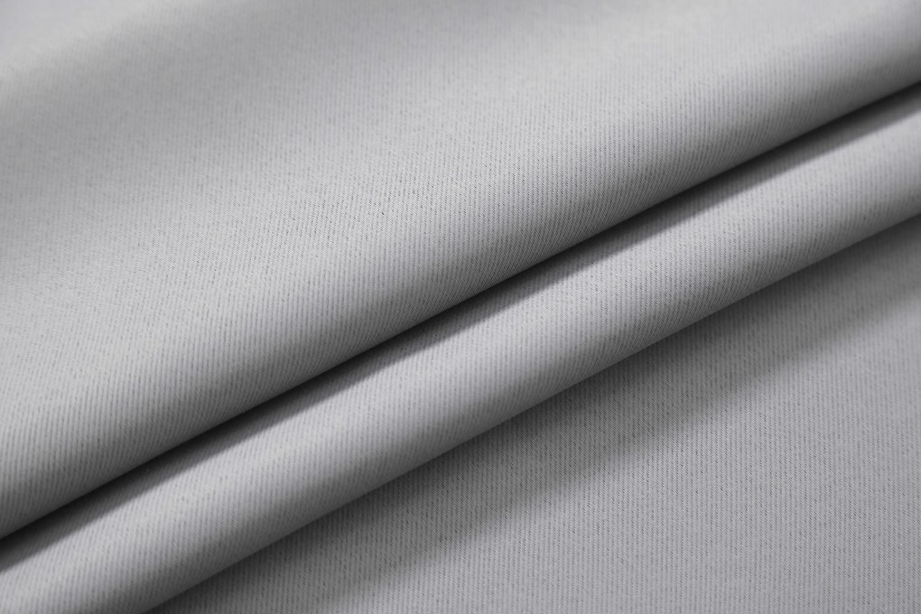 Világosszürke OXFORD függöny 140x270 cm Felfüggesztés: Hullámos sínszalag