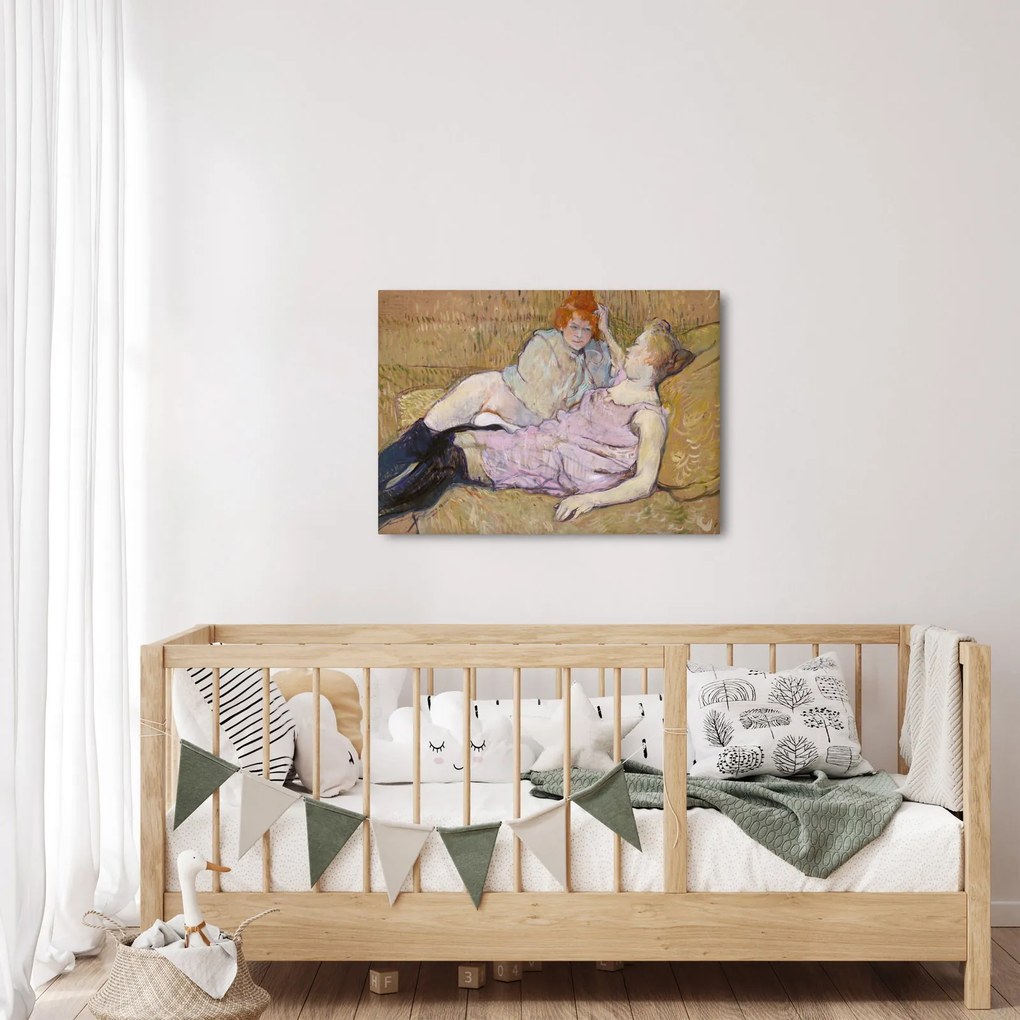 Kép - Henri de Toulouse-Lautrec, The Sofa, reprodukciók (70x50 cm)
