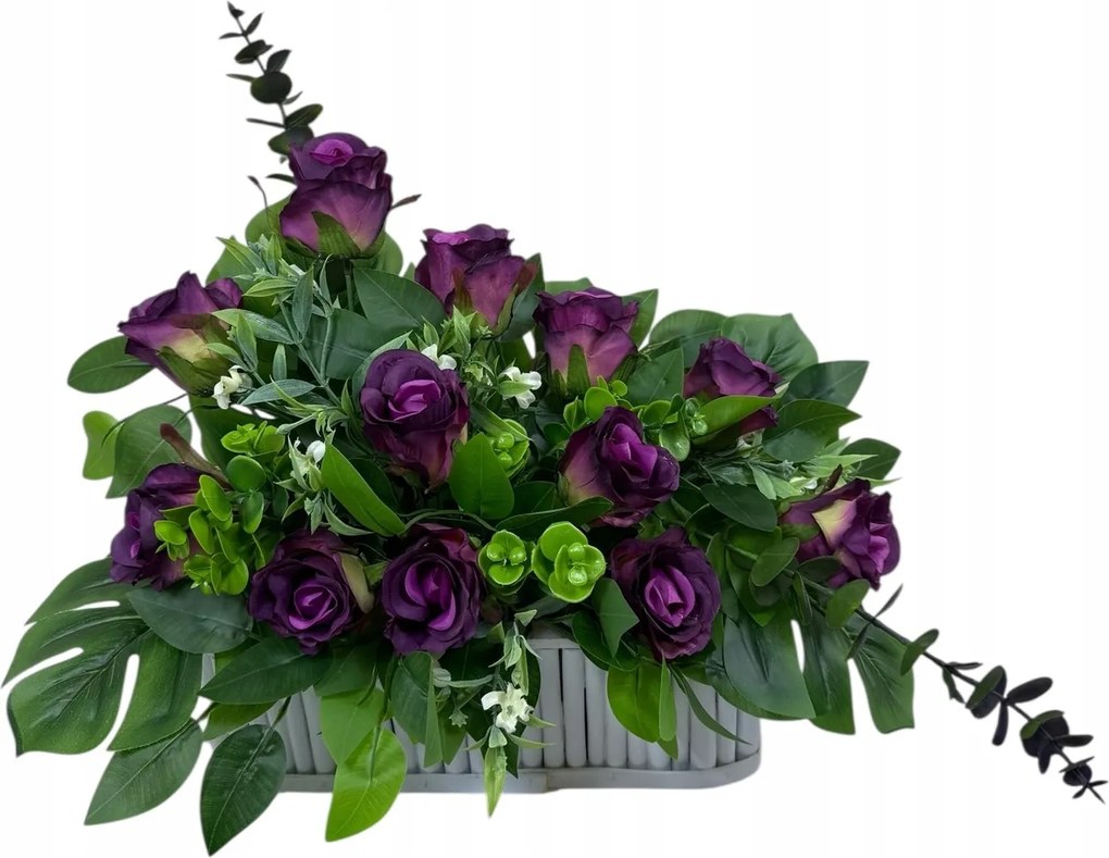 Csokor Nád Kompozíció Sír Temető Művirágok