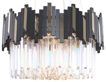 Zuma Line 2200018M - Csillár zsinóron ROTTA 6xE14/40W/230V fekete/arany