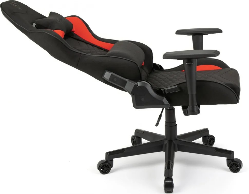 Gamer szék SENSE7 Spellcaster szövet fotel, fekete-piros.