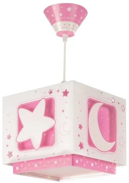 Dalber 63232S - Gyerek csillár zsinóron MOON LIGHT 1xE27/60W/230V