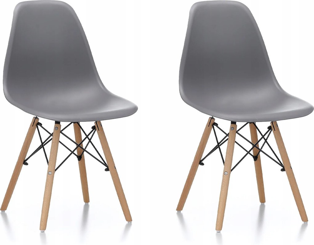 Aga 2x Étkezőszék Szürke