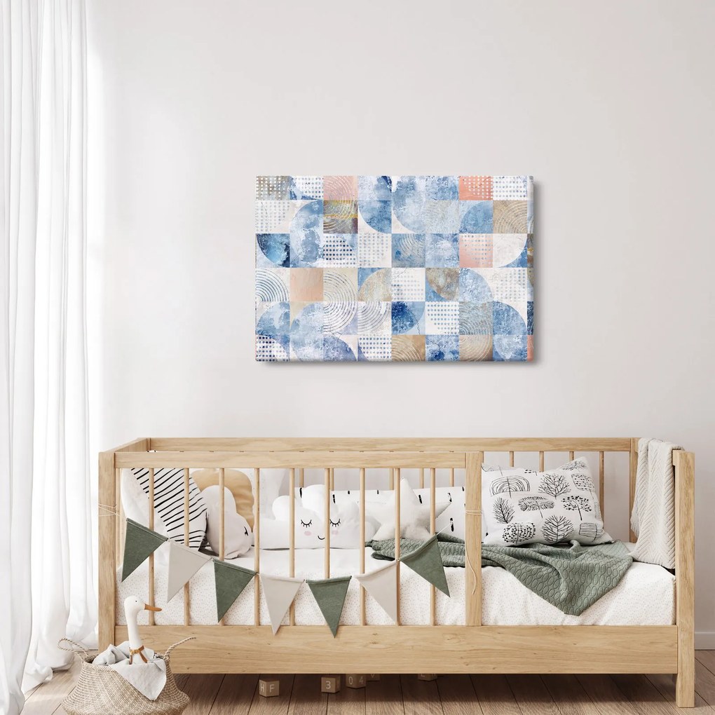 Kép - Geometrikus formák a falon (90x60 cm)