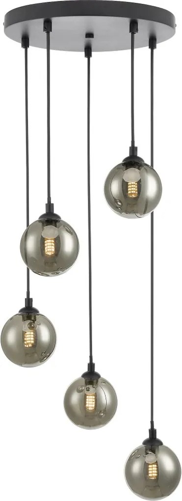 Dar Lighting modern függeszték federico fekete darfed0522-01
