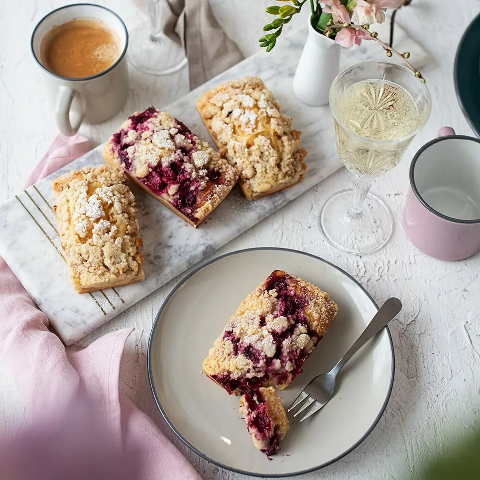 Mäser 16 darabos MAILA étkészlet – világoskék mix