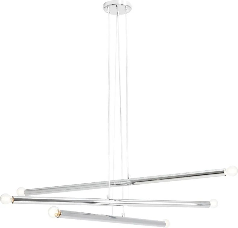 ALDEX 1072K4 TUBO Modern Led Függesztett Lámpa Króm E14 IP20