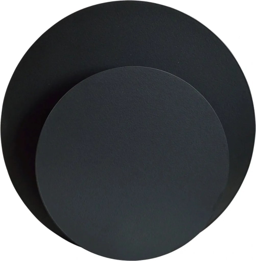 Kerek fali lámpa, holdfogyatkozás, fekete finom fény, IDEAw