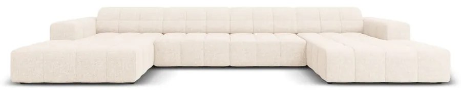 Krémszínű sarokkanapé (U alakú) Chicago – Cosmopolitan Design