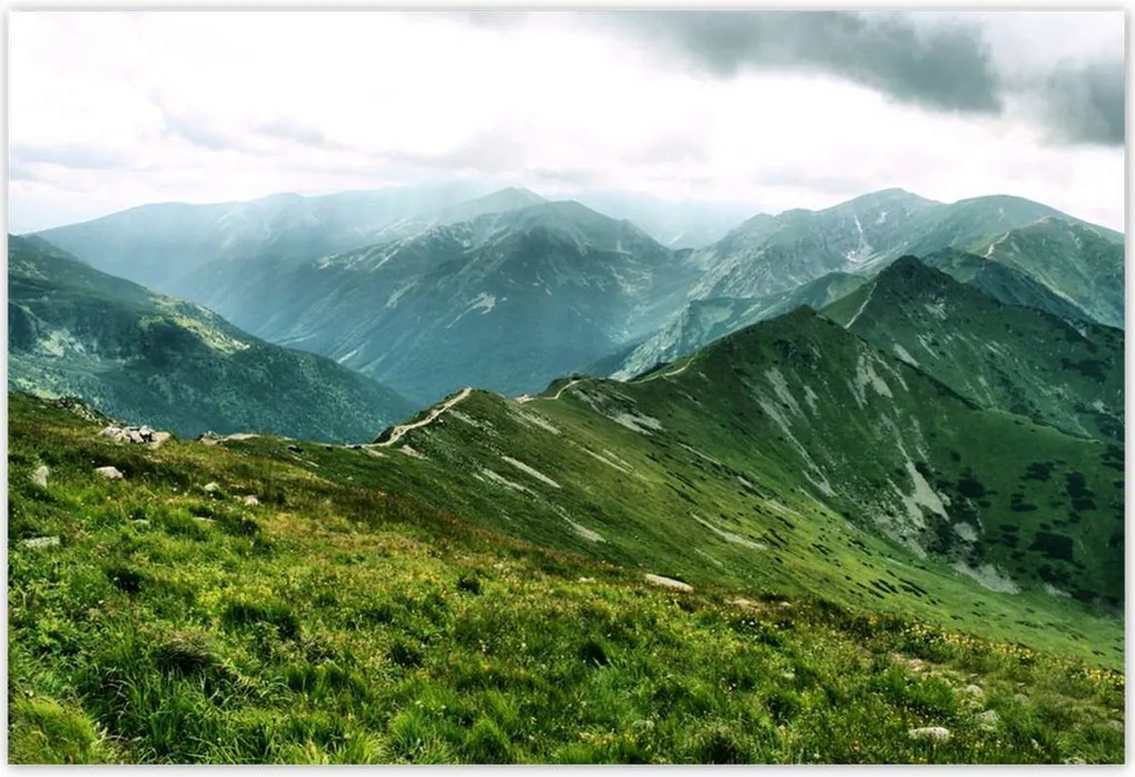 Poszterek 185x125 Tátra Lengyel hegyek Kilátás