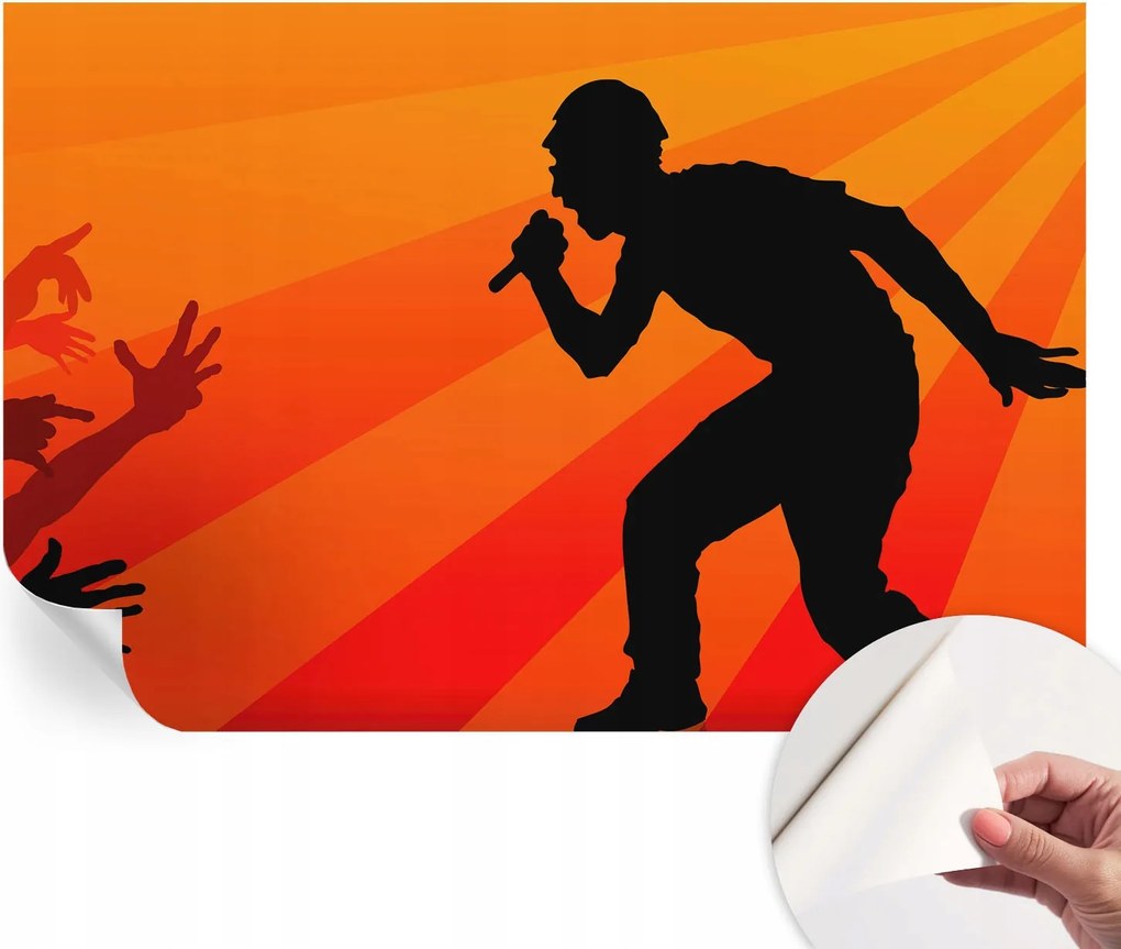 Öntapadós fali fotótapéta Hálószobába Ritmikus jelenet 104x70 cm