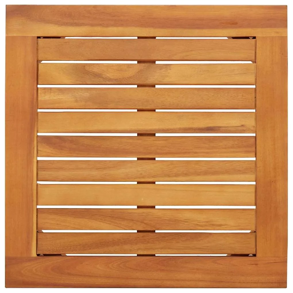 vidaXL Kerti Kanapé Szett 3 pcs Antracit Tömör Akácfa