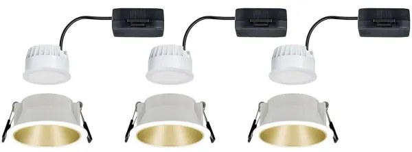 Paulmann 93406 - KÉSZLET 3xLED/6,5W IP44 Dimmelhető fürdőszobai lámpa COLE 230V